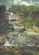 Nicolas-Antoine Taunay Small Cascade in Tijuca oil painting on canvas